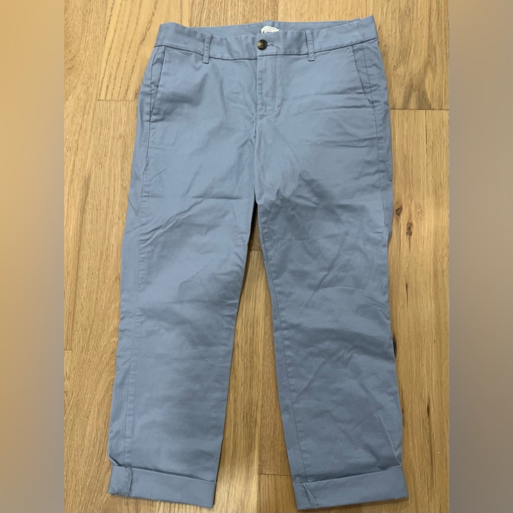 JCrew blue/grey pants, roll to crop! Good for business casual! Size 6, stretch